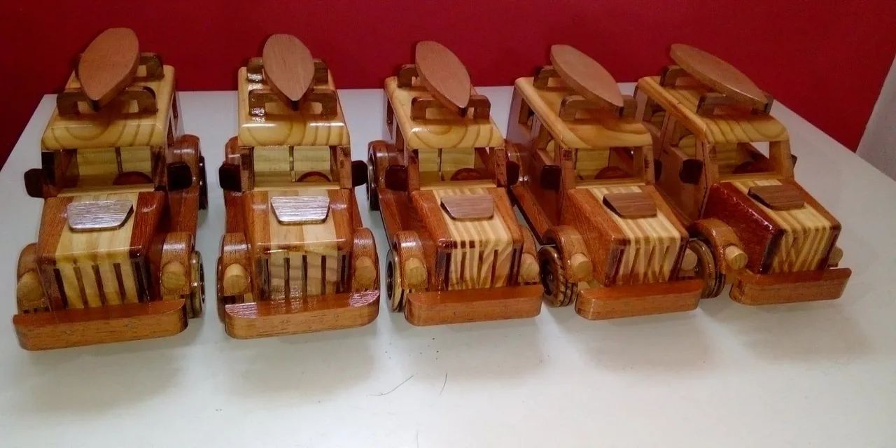 Carrinho de madeira  - Foto 5