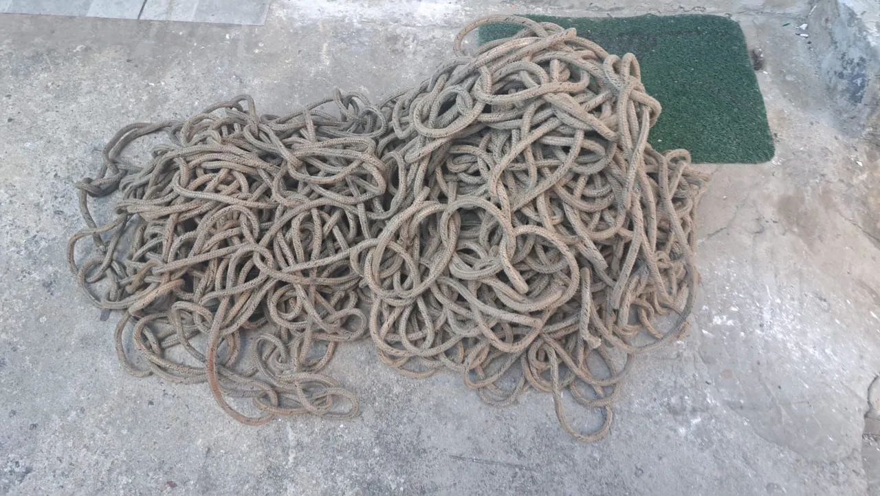 Corda de amarração de carga 165mt. De 8mm. - Foto 2