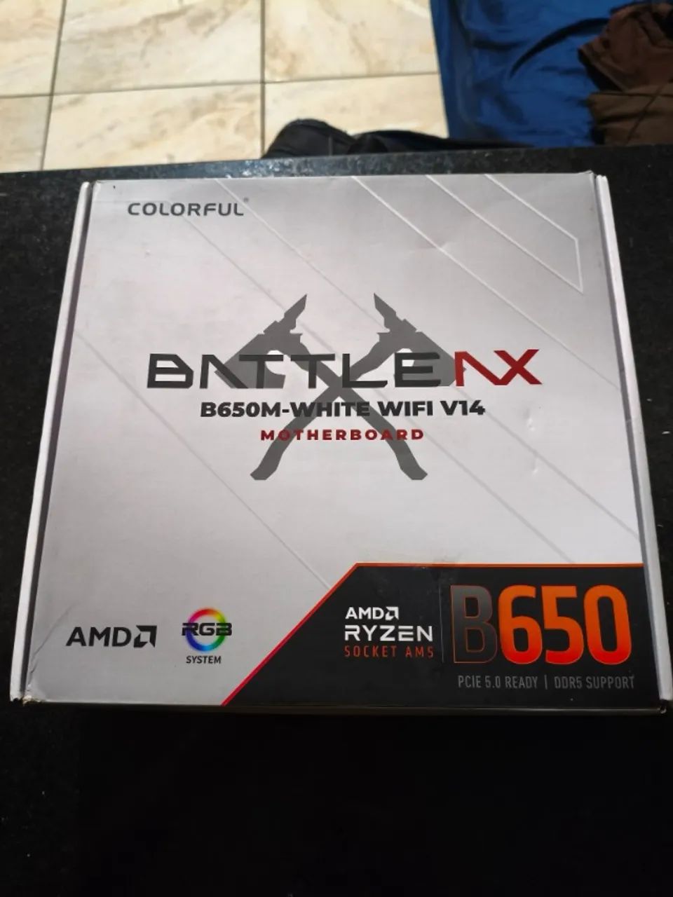 Placa Mãe B650M Colorful Battle AX White WIFI NA CAIXA COM NF E GARANTIA
