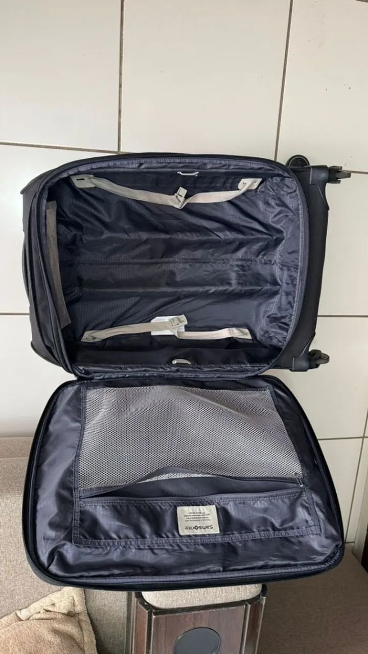 mala samsonite grande preta modelo agilis - Foto 4