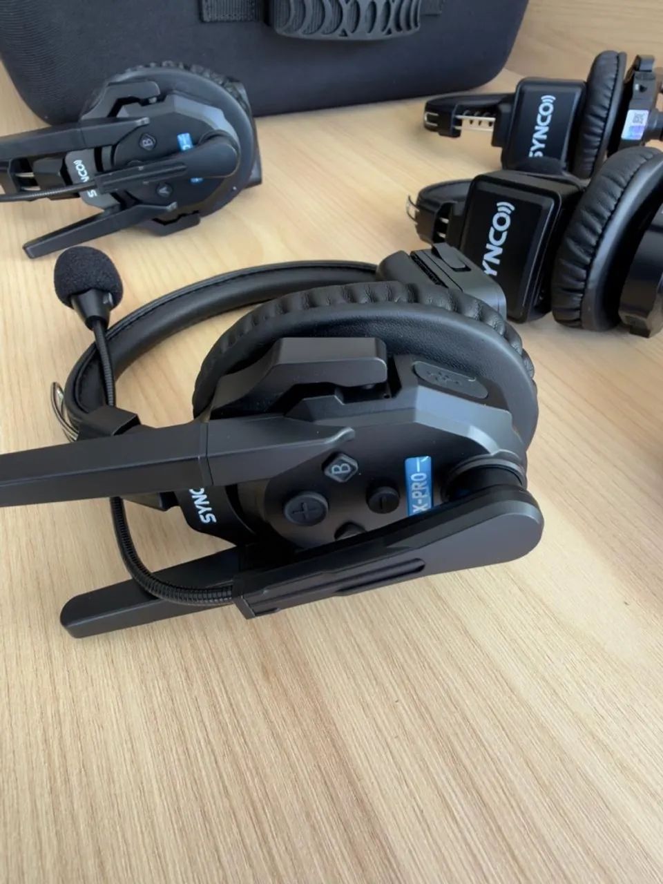 Fone 5 Headset Intercomunicador Synco Xtalk X5 Completo