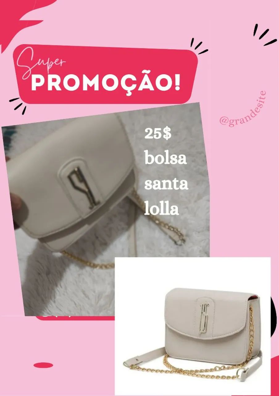 Bolsa tiracolo santa lolla 