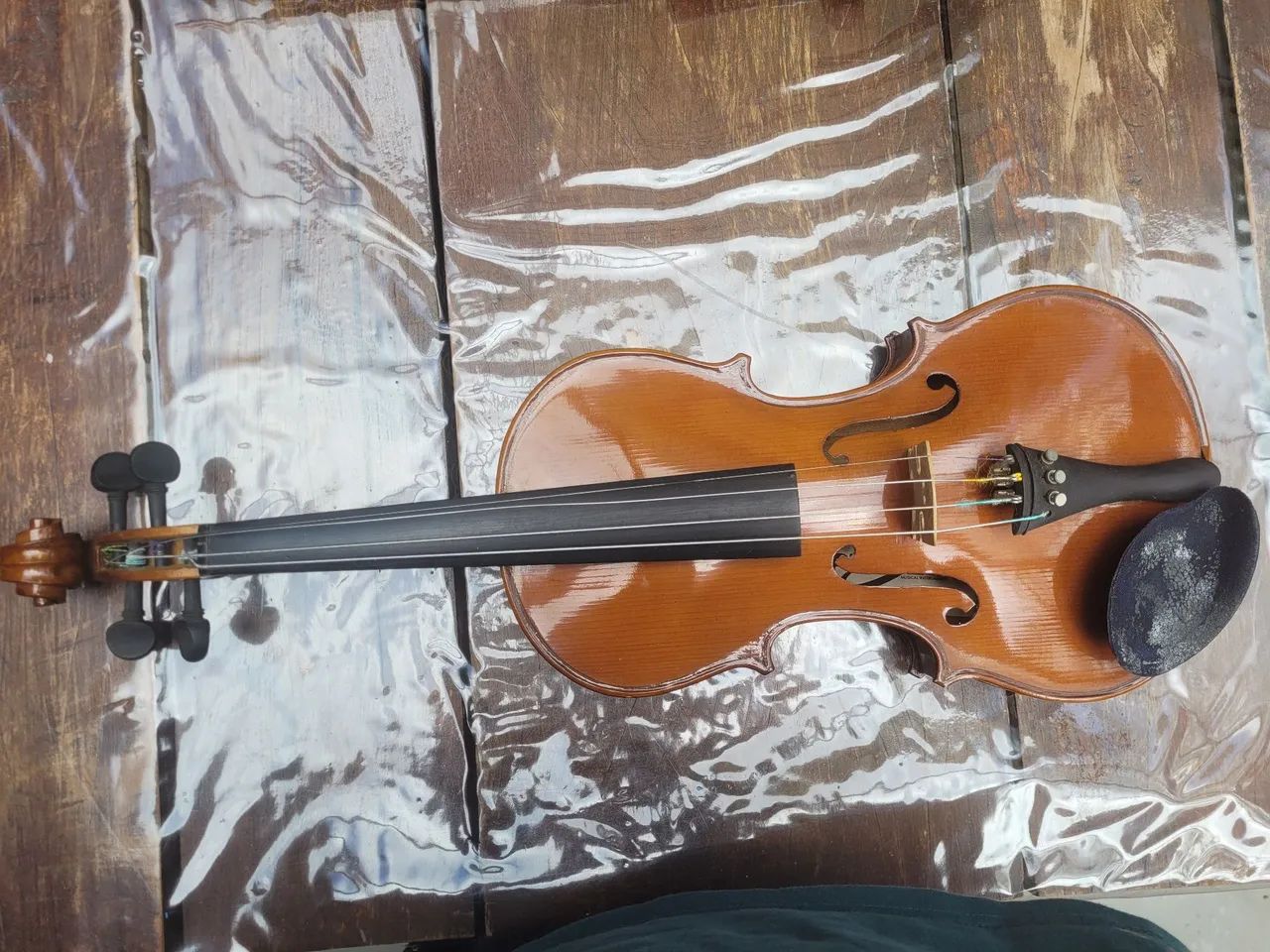 Violino Player Completo com Estojo, Arco e Acessórios - Ótimo Estado! - Foto 2