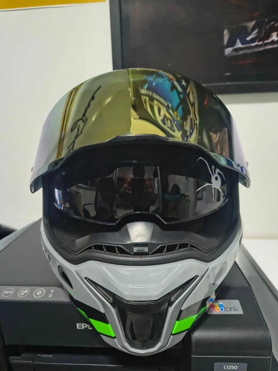 OPORTUNIDADE capacete axxis panther o mais top - Foto 4