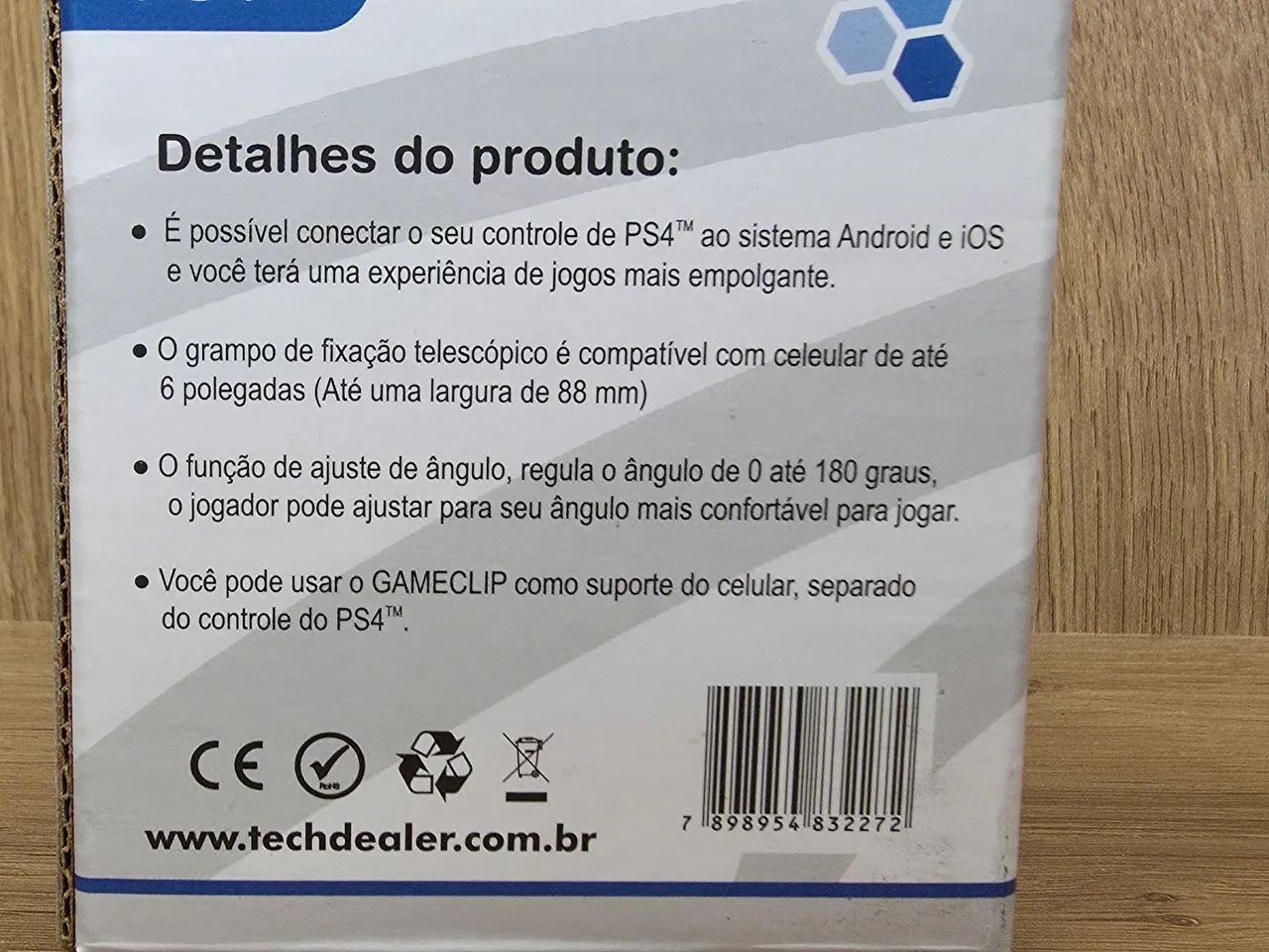 Suporte de celular para controle Dualshock Sony - Foto 4