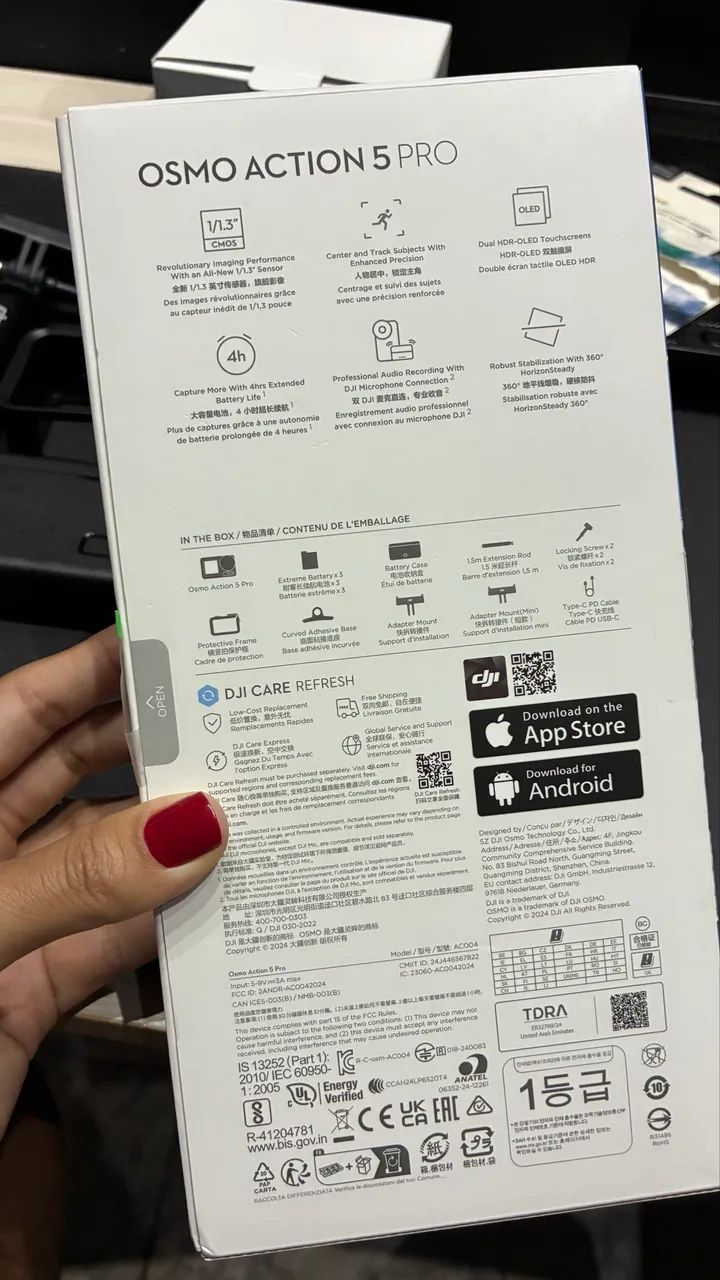 Câmera DJI Action 5 Pro + Micro SD original - Foto 4