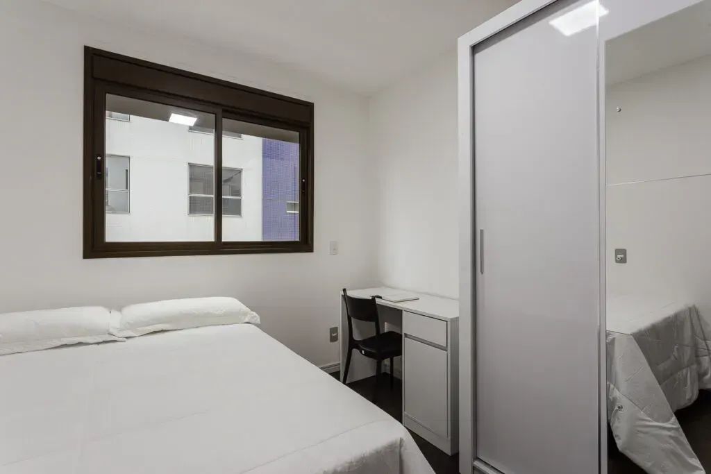 Suíte em apartamento compartilhado com piscina, academia e workspace no Itacorubi - Foto 2