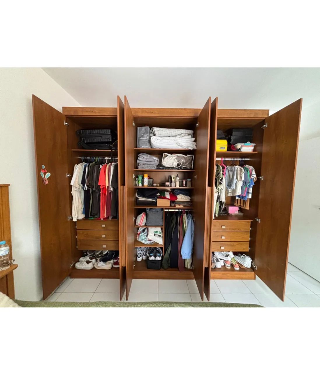 Guarda roupa e cabeceira com led - Foto 2