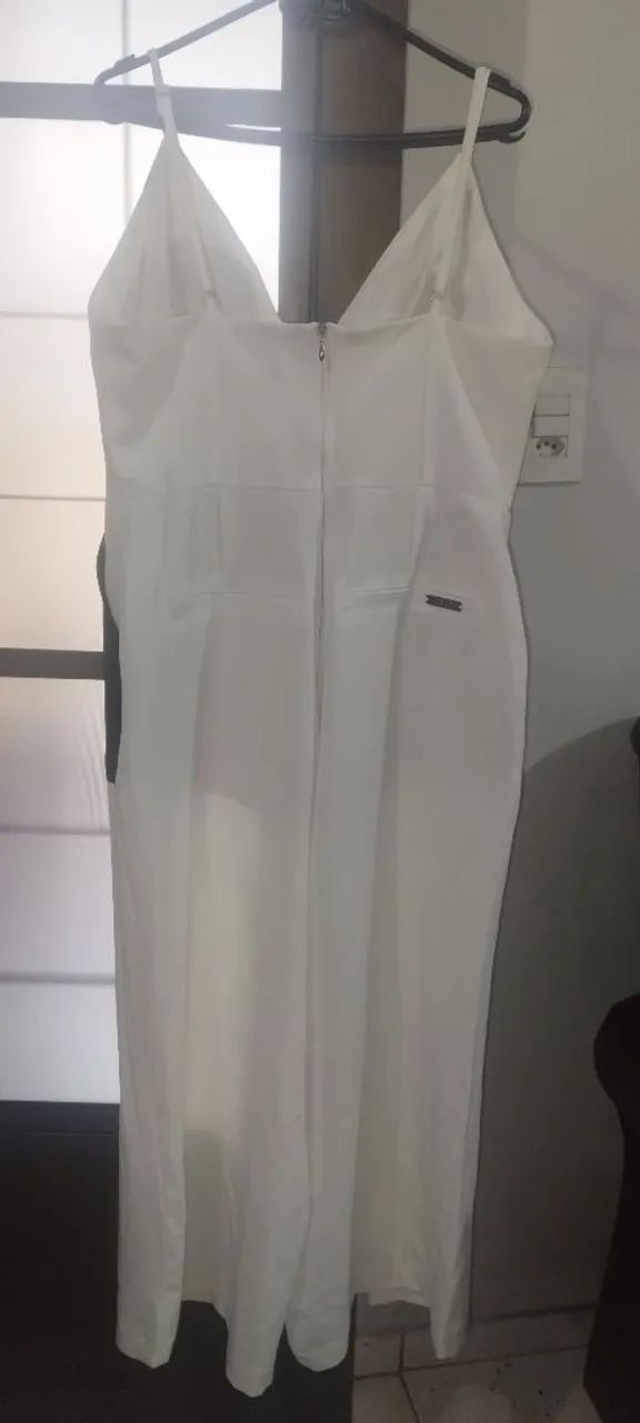 MACACÃO FEMININO BRANCO E PRETO - ELEGANTE E MODERNO - Foto 2