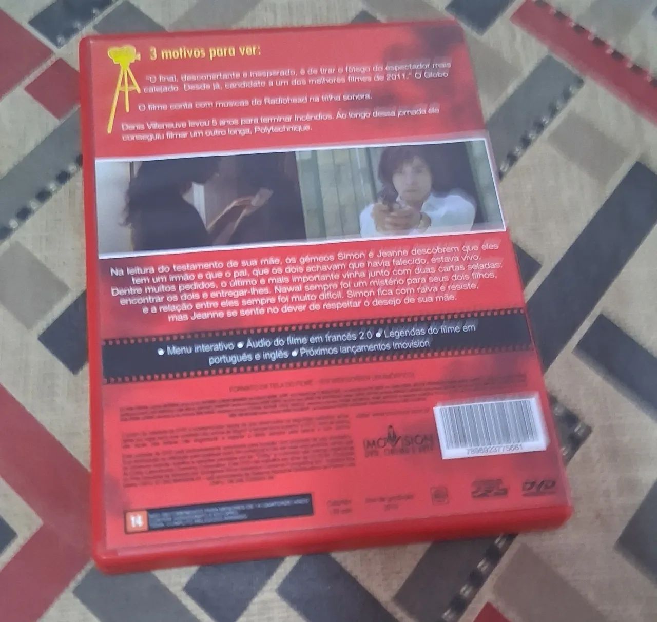 Dvd incêndios original - denis villeneuve  - Foto 2