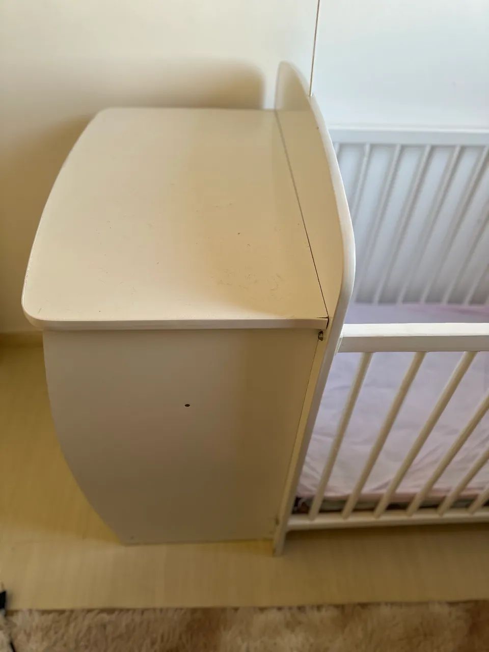 Berço com cômoda/trocador embutido - Foto 5
