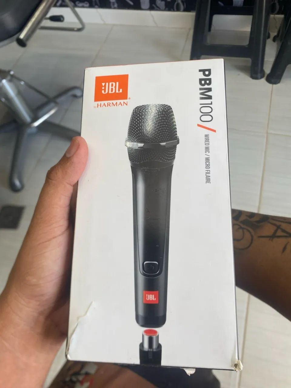 Microfone original jbj usado apenas uma vez 