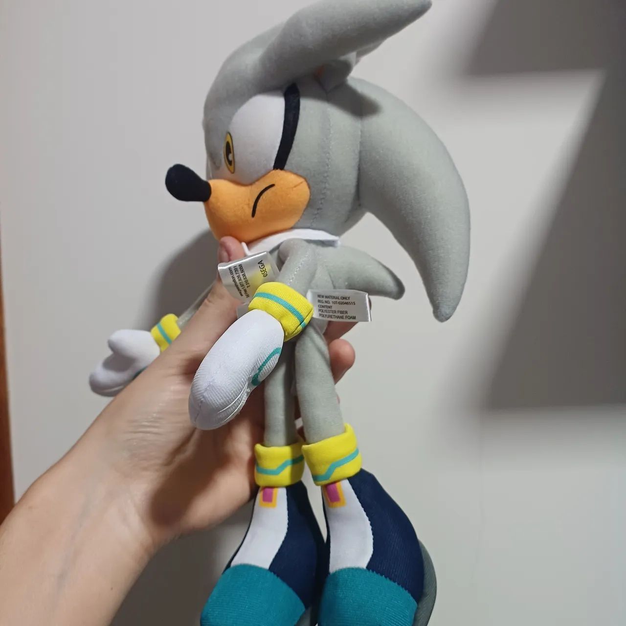 Pelúcia Silver the hedgehog original