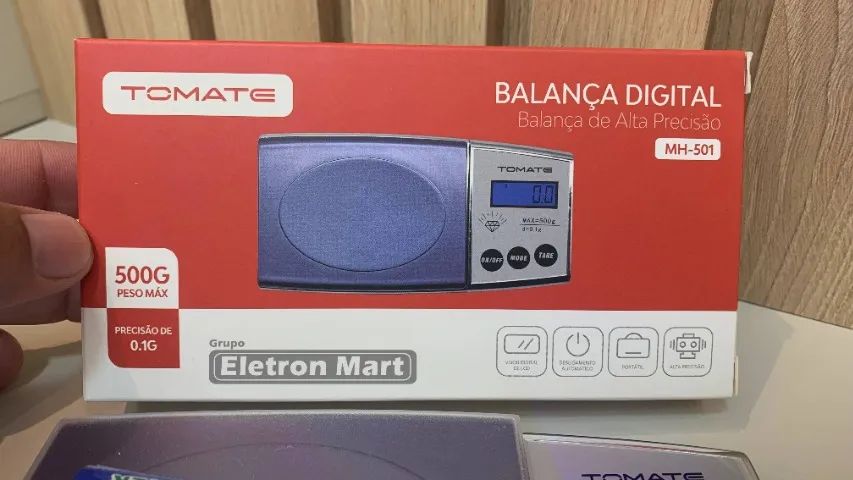 Mini Balança Alta Precisão Digital 0,1 à 500G (Entregamos)
