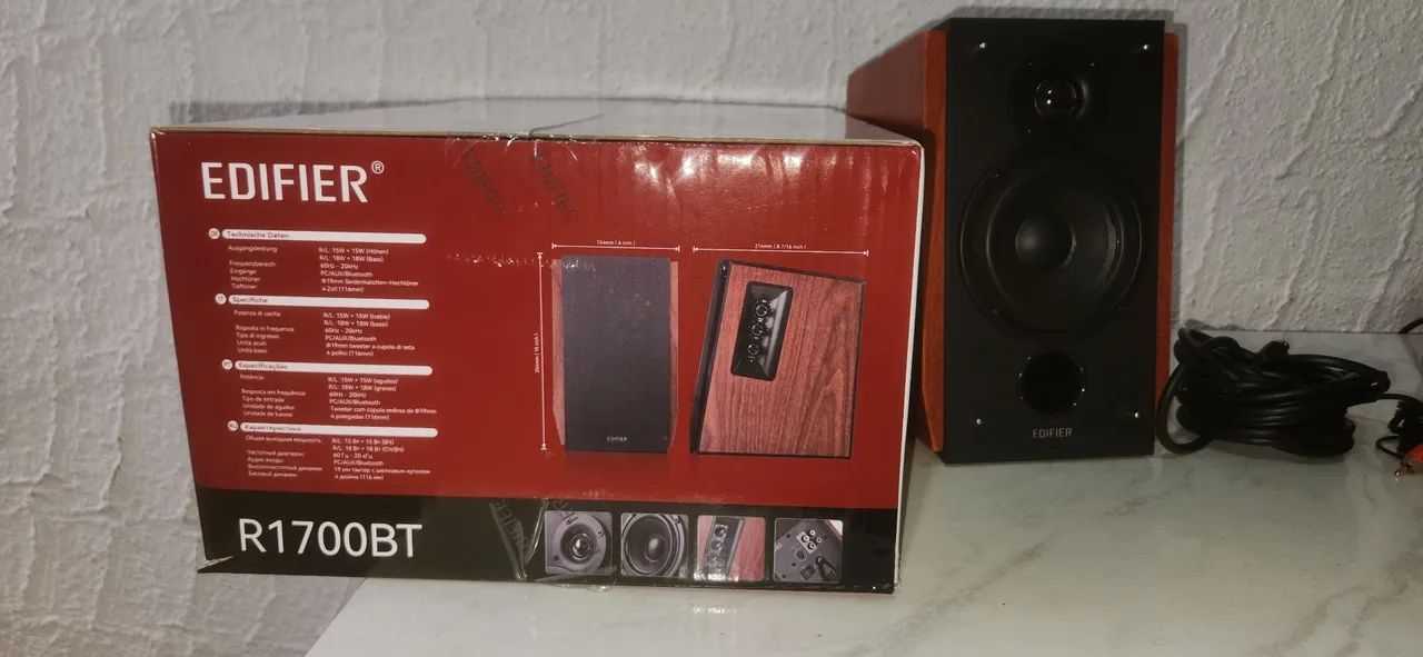 Monitor de Áudio Edifier 1700TB Bluetooth - Foto 5