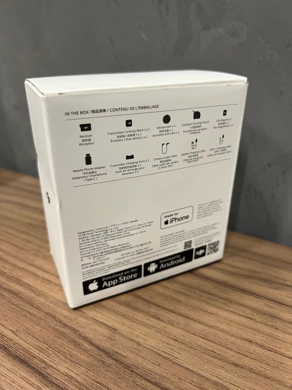 Microfone de Lapela - DJI Mic Mini Open Box - com 2TX + 1RX USB-C - Foto 4