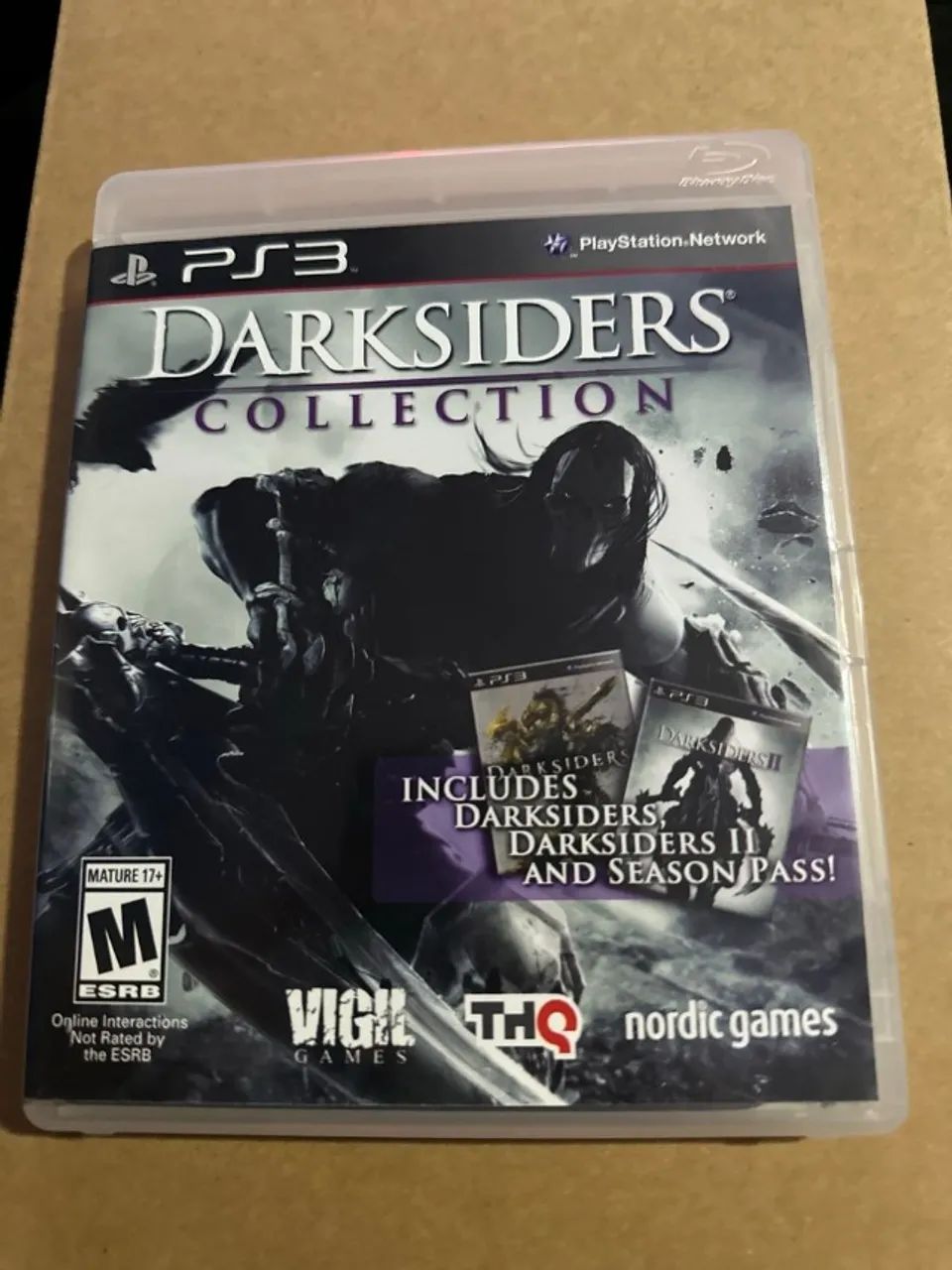 jogo original para ps3 - darksiders colection ultra raro