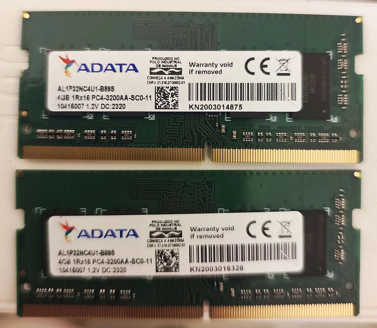 Memoria SODIMM 4 GB 3200