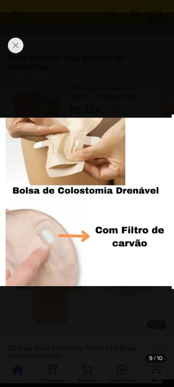 Bolsa de colostomia  - Foto 3