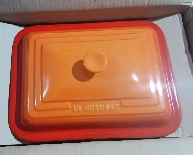 Travessa Com Tampa Laranja Le Creuset - Foto 2