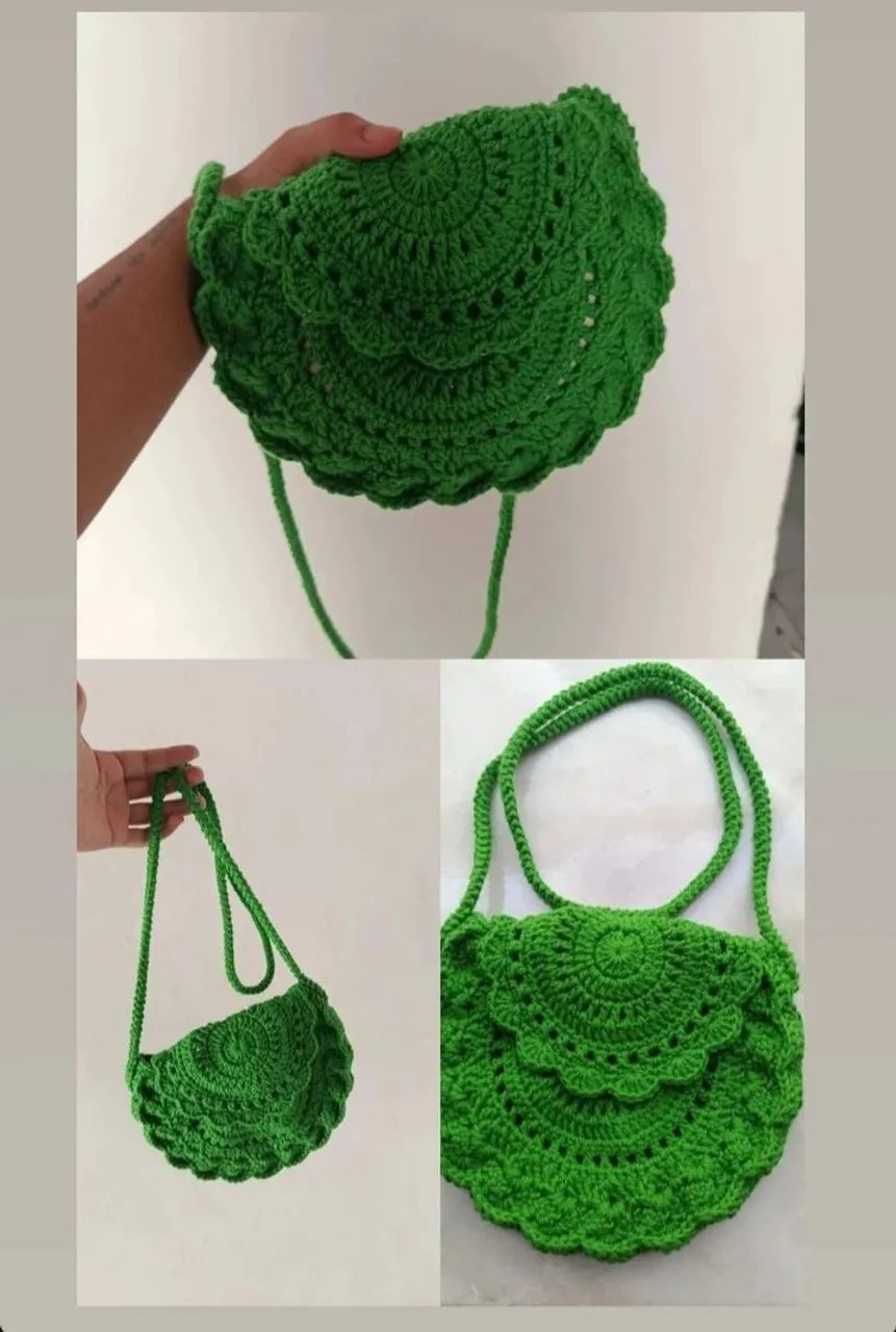Vendo Bolsa em crochê Baho - Foto 2
