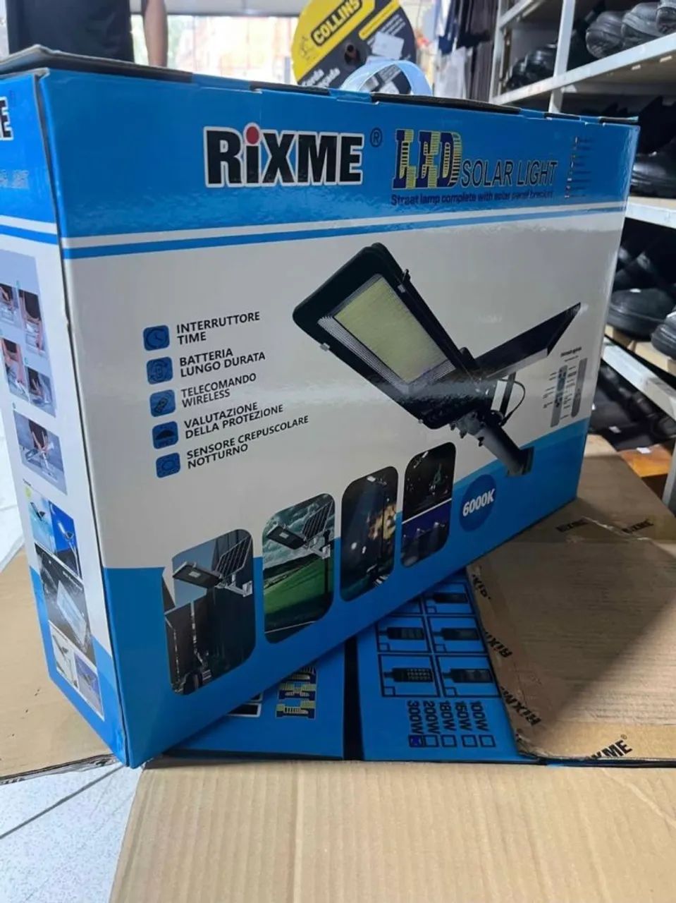 Luminária Led Com placa Solar - Foto 5