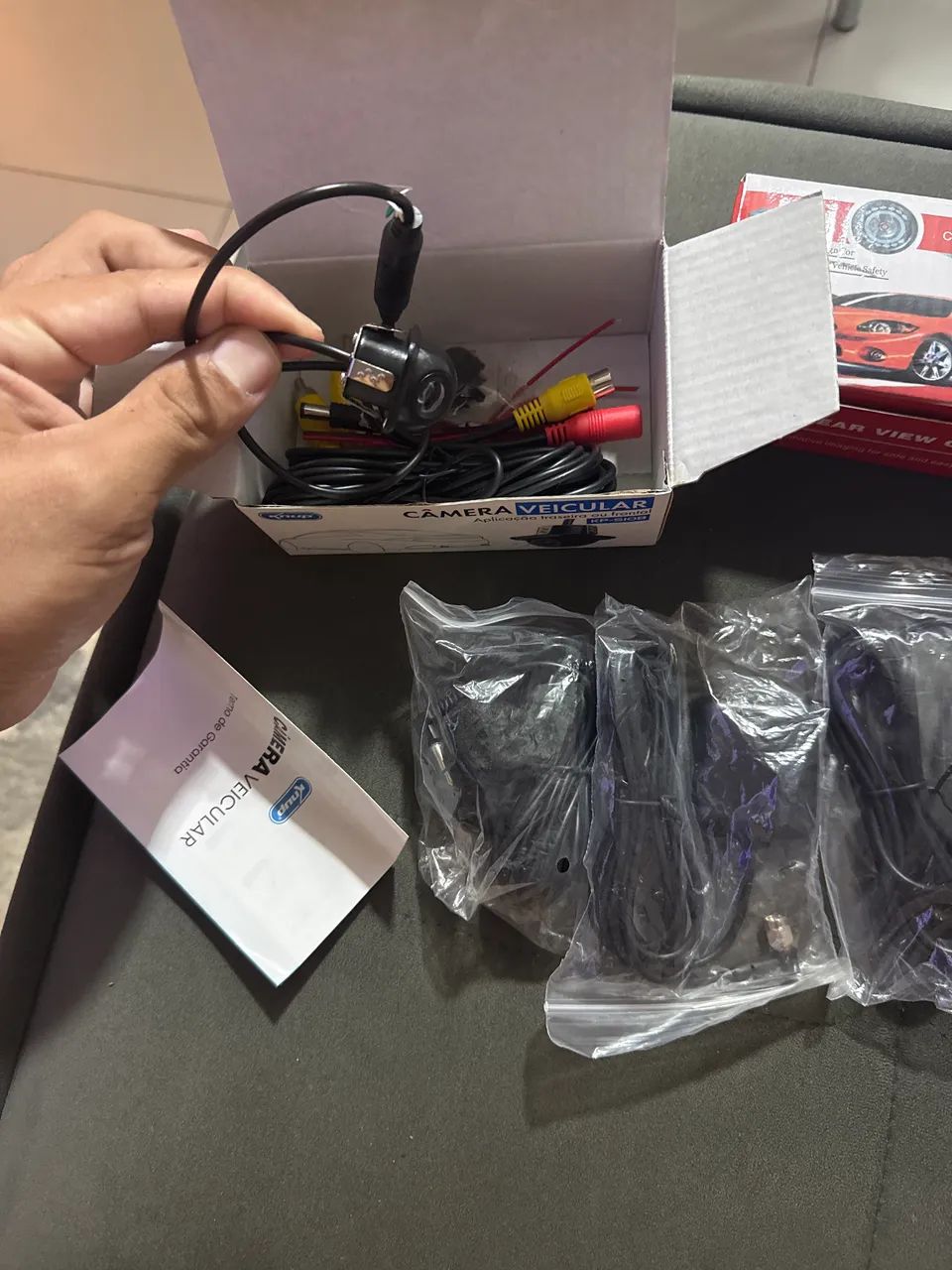 Kit câmera de ré e frontal - Foto 2
