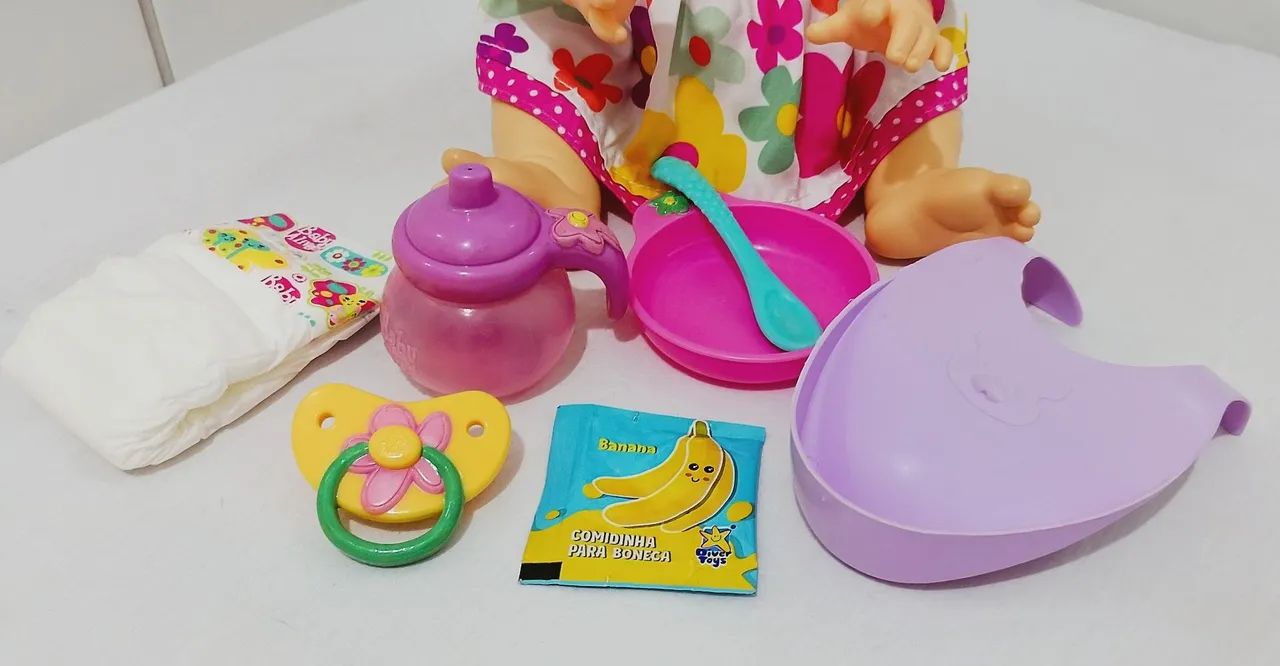 Baby Alive comer e brincar  - Foto 5