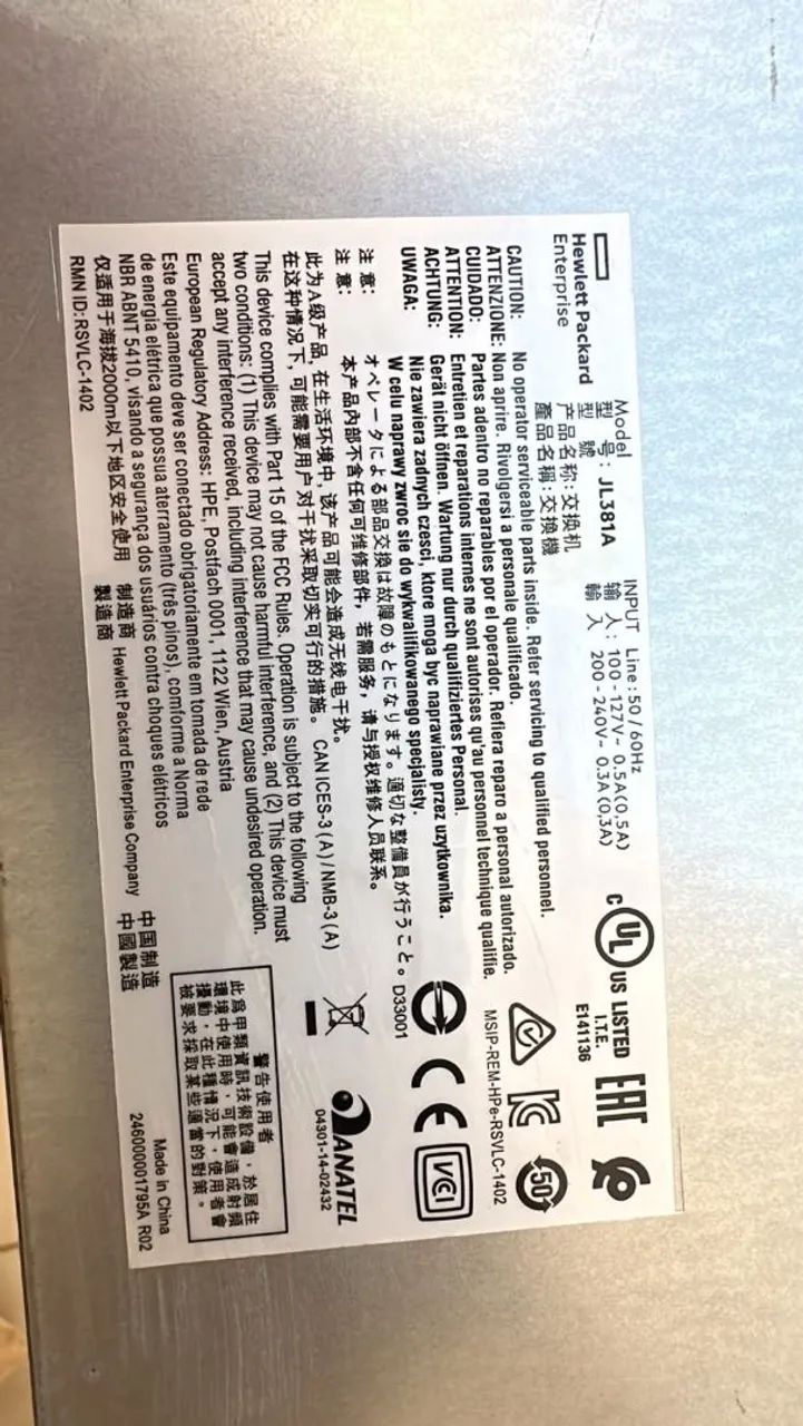 SWITCH HP JL381A - Foto 3