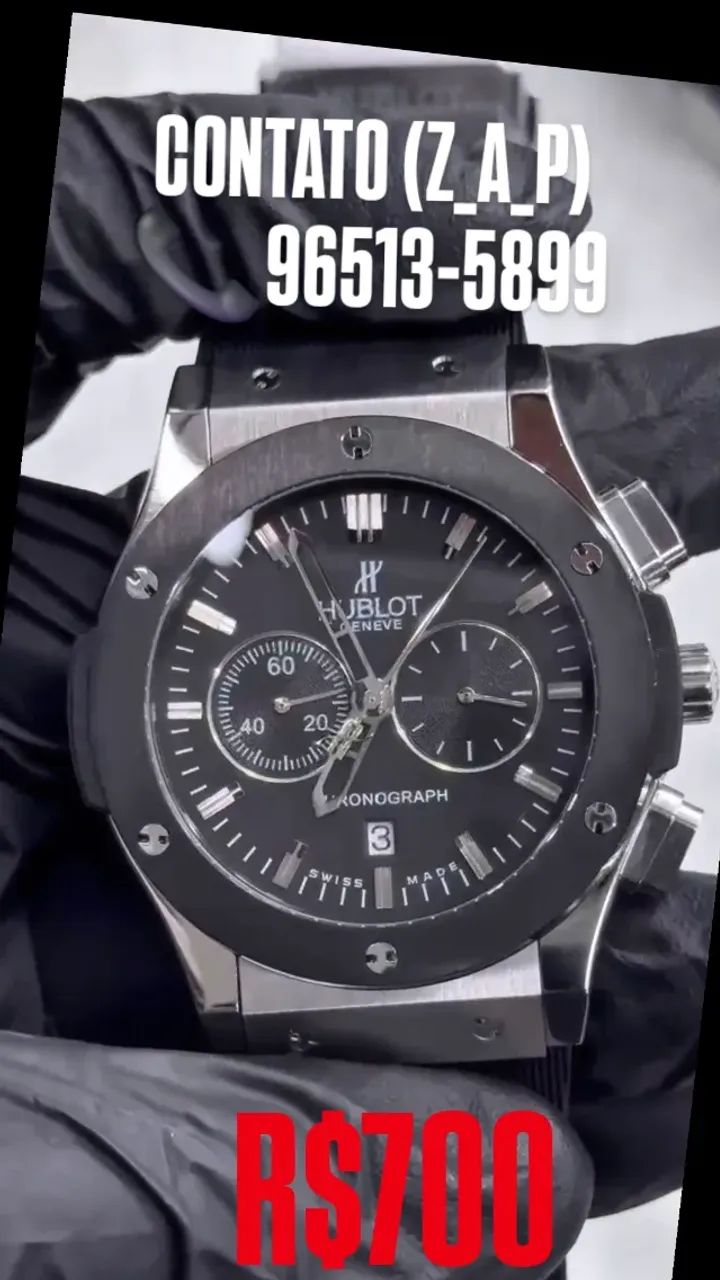 Relógio HUBLOT GENEVE CHRONOMETER  MULTIFUNCIONAL  - Foto 2