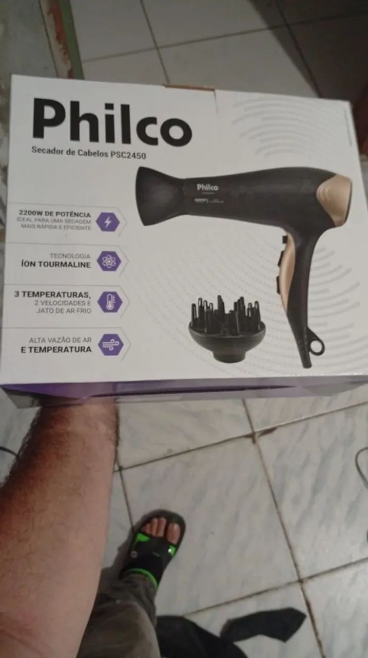 Secador de cabelo profissional 