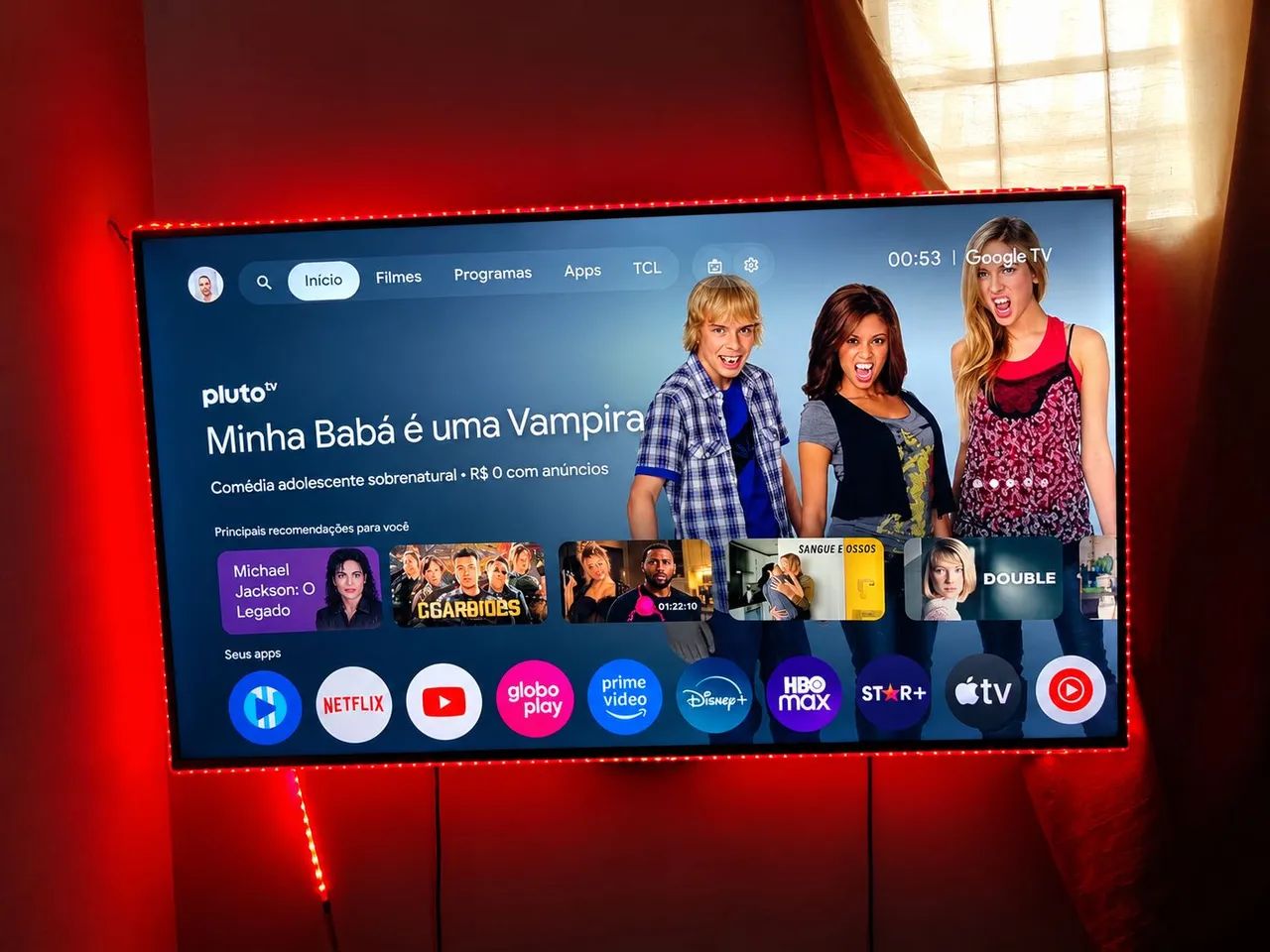 Smart tv 55 polegadas tcl p635