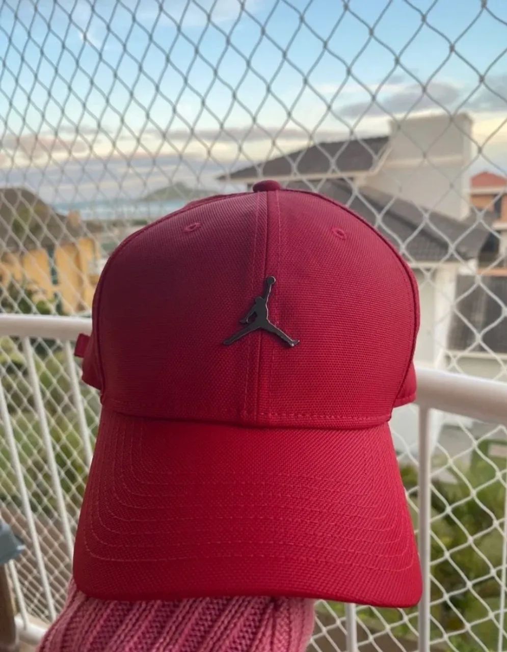 boné nike jordan Metallic jumpman classic99 vermelho 