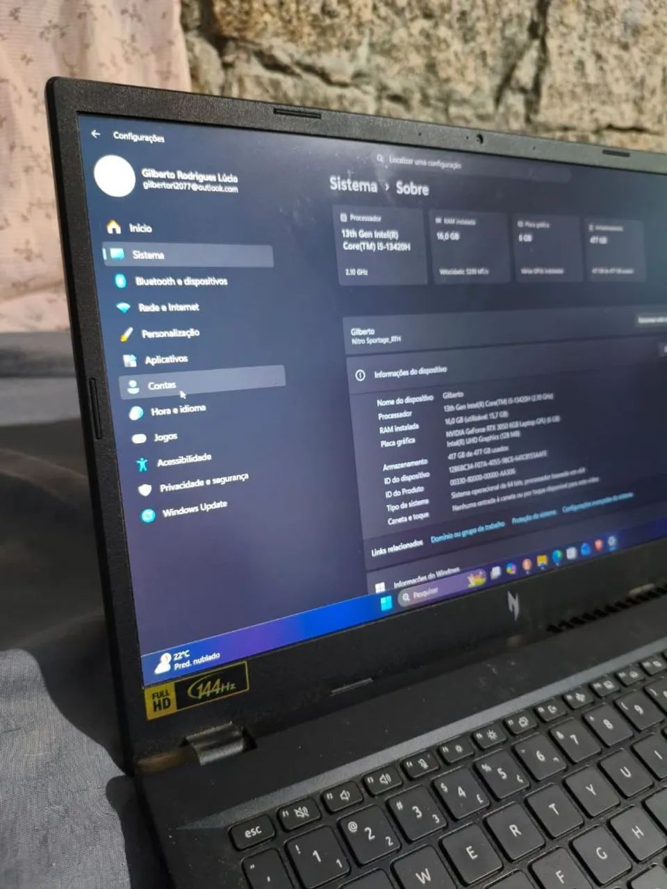 Vendo notebook 