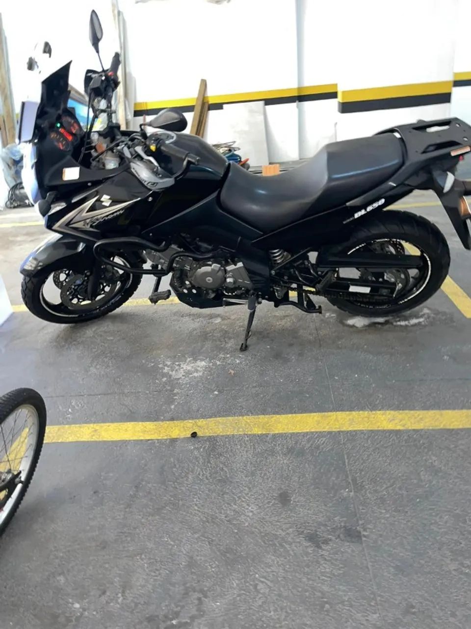 Suzuki Dl V-Strom 650 - 2013 - Revisada - Preta - Foto 2