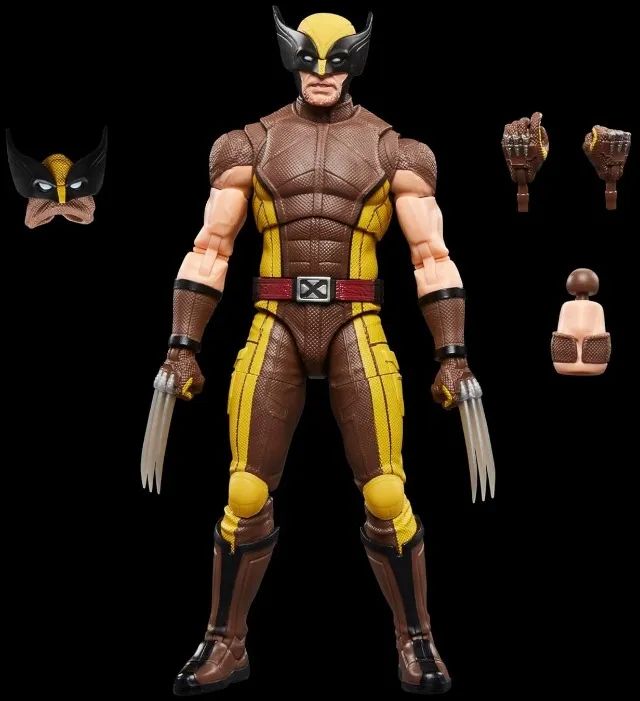 Wolverine Brown Movie Deadpool Marvel Legends - Lacrado - Foto 2