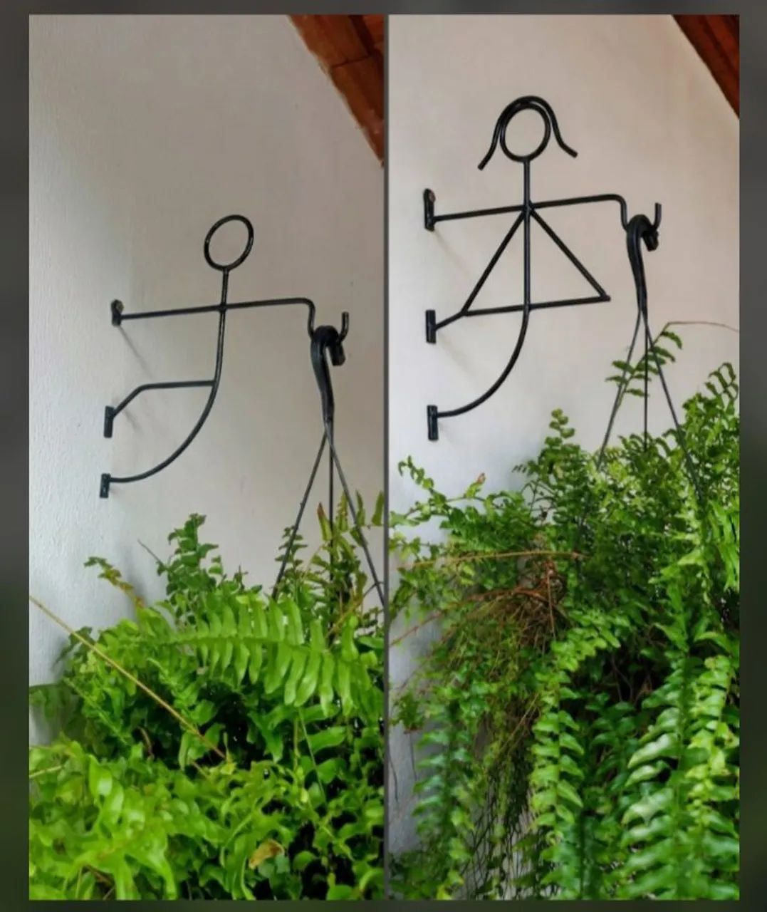 Suporte de planta homenzinho escalado 