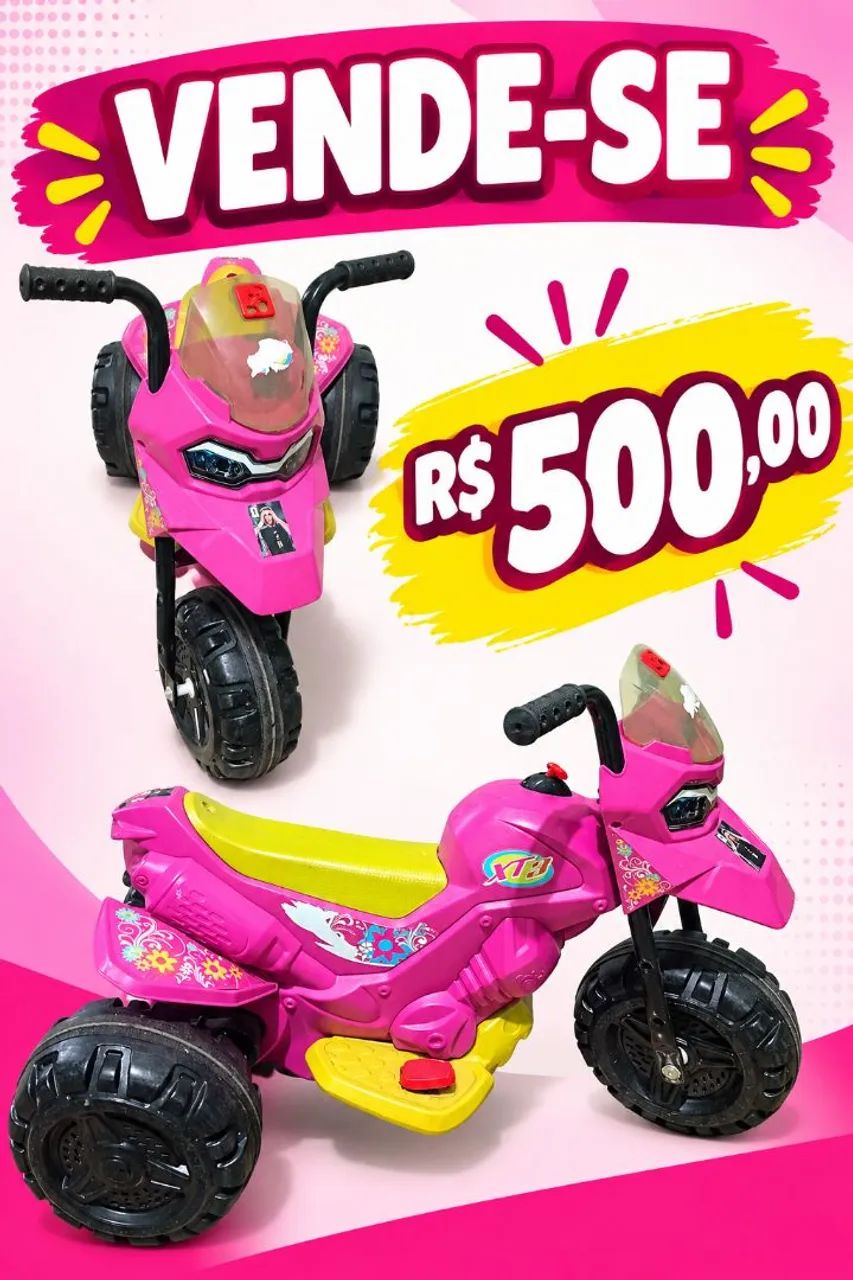 Moto elétrica infantil 