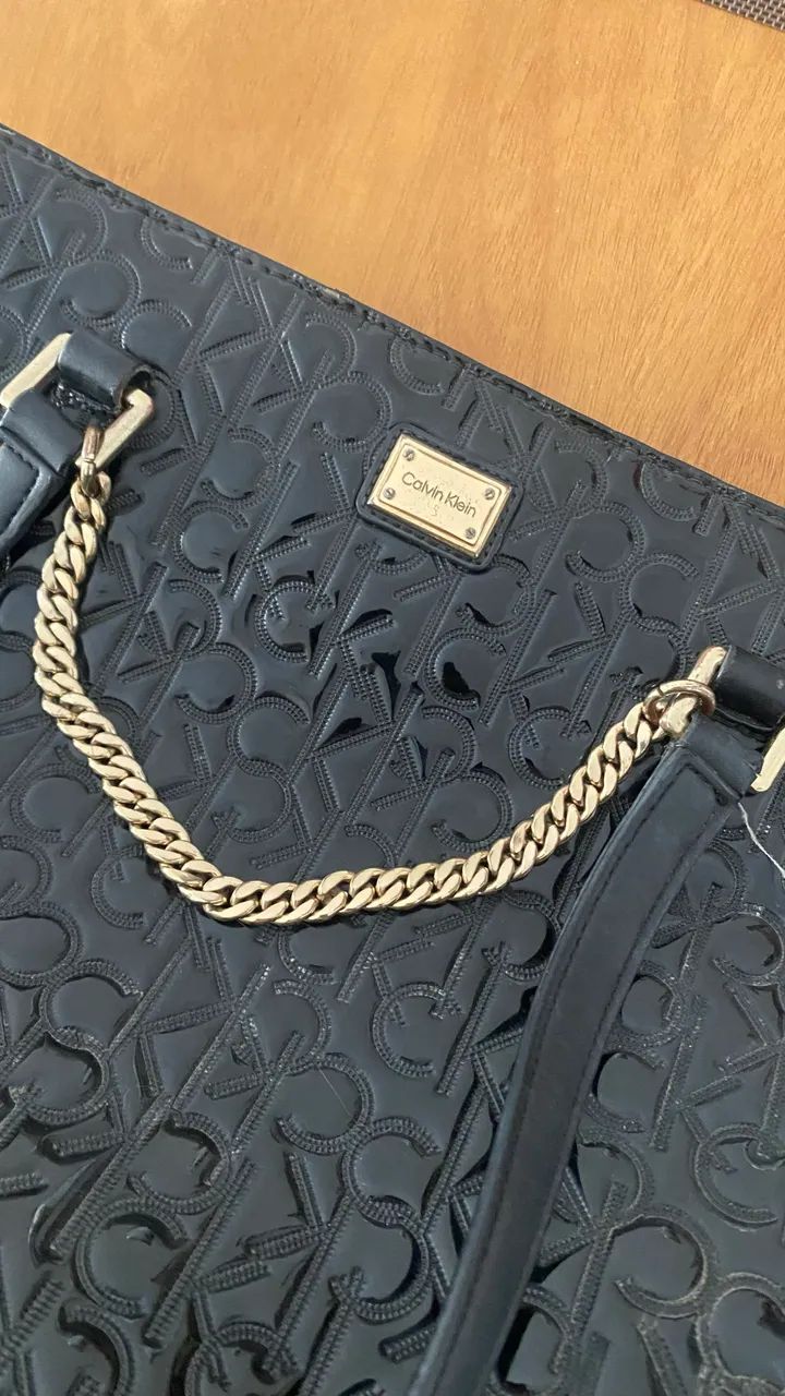 Bolsa preta Calvin Klein  - Foto 5