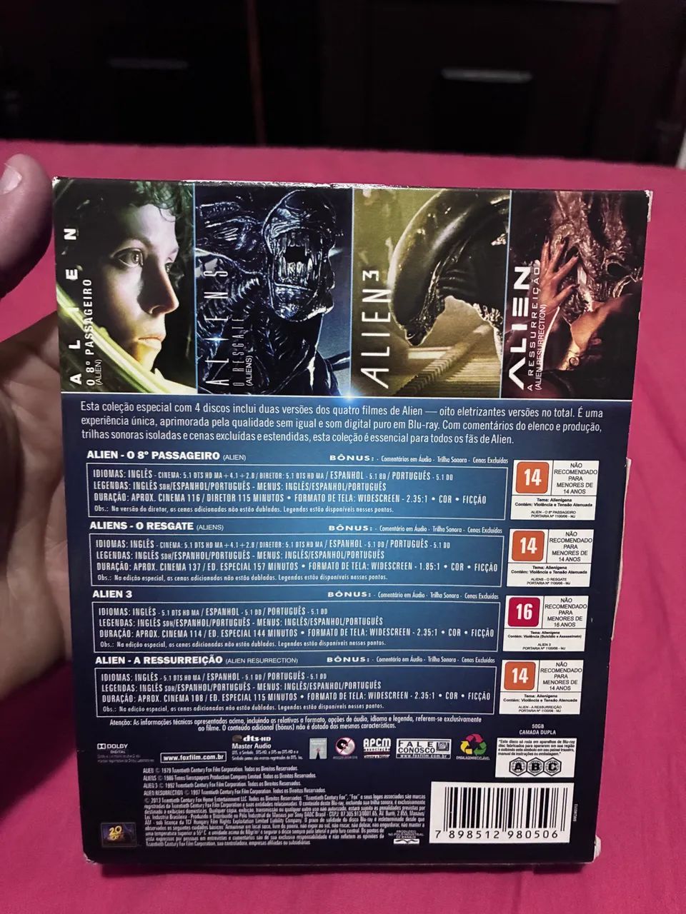 Quadrilogia alien Bluray coleção  - Foto 4