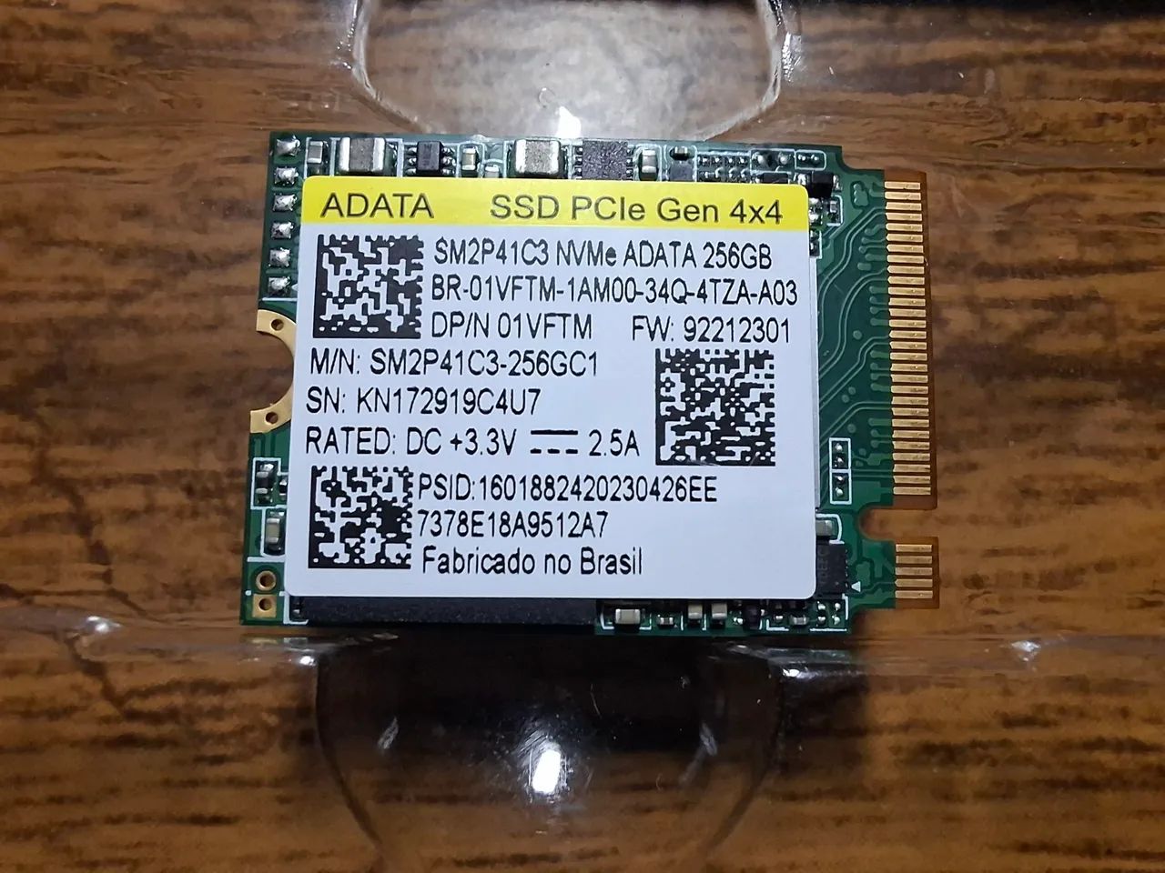 Memória SSD 2230 NVMe 256gb PCle Gen 4x4 ADATA - Armazenamento