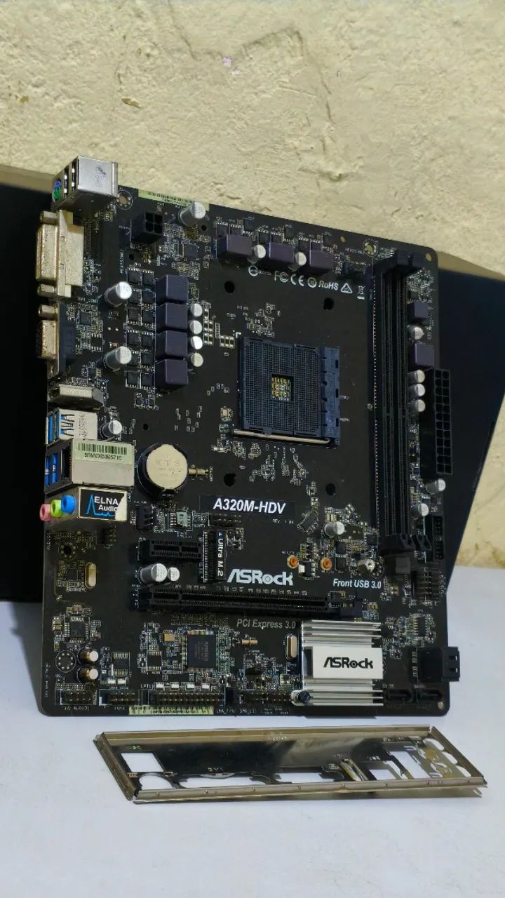 Placa Mãe ASRock A320M-HDV - Foto 2