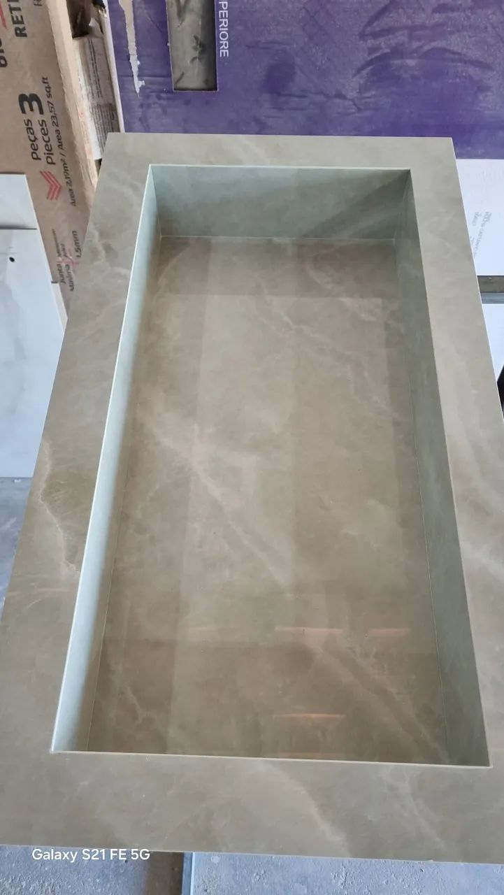Nicho banheiro de porcelanato  - Foto 3