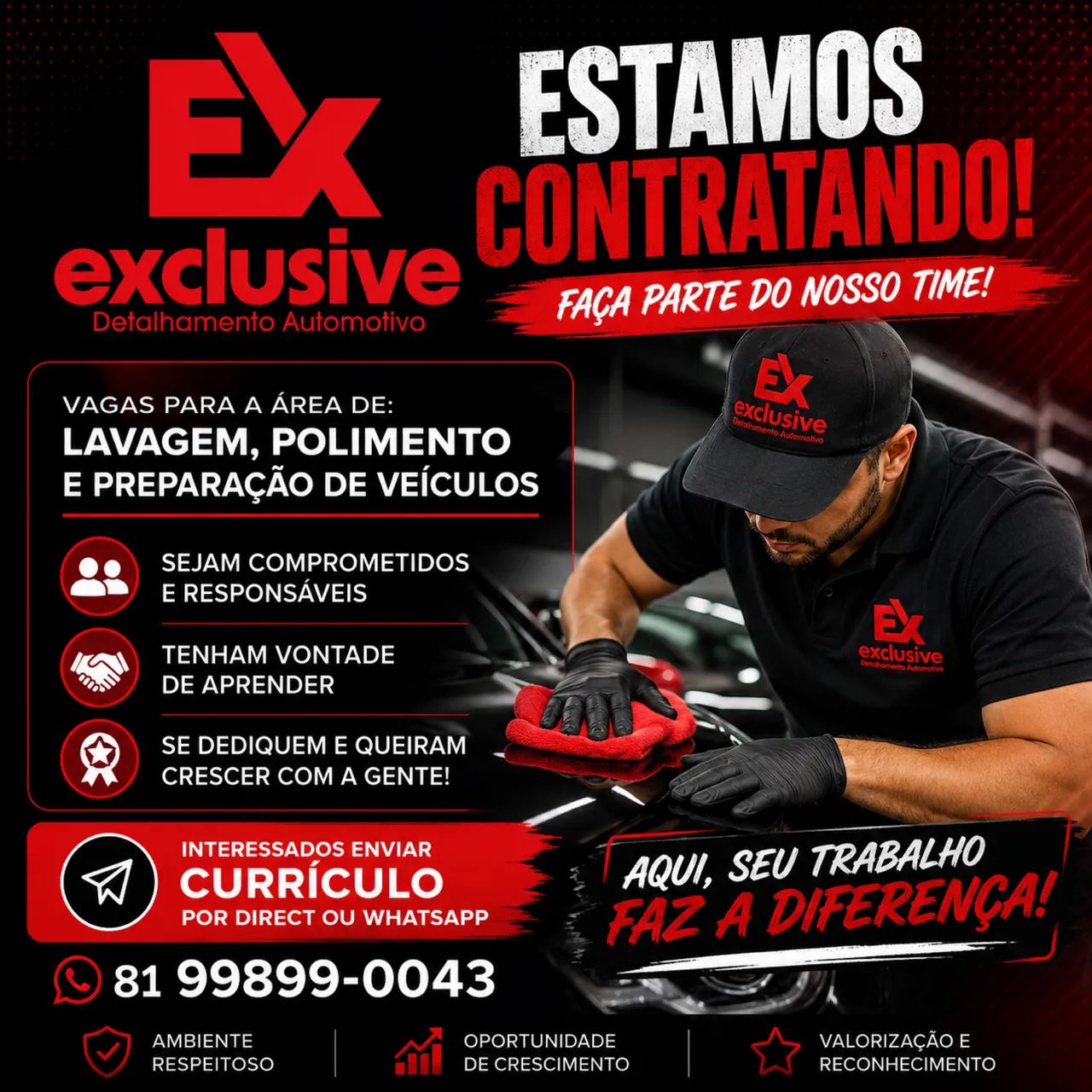 Tamos contratando.
