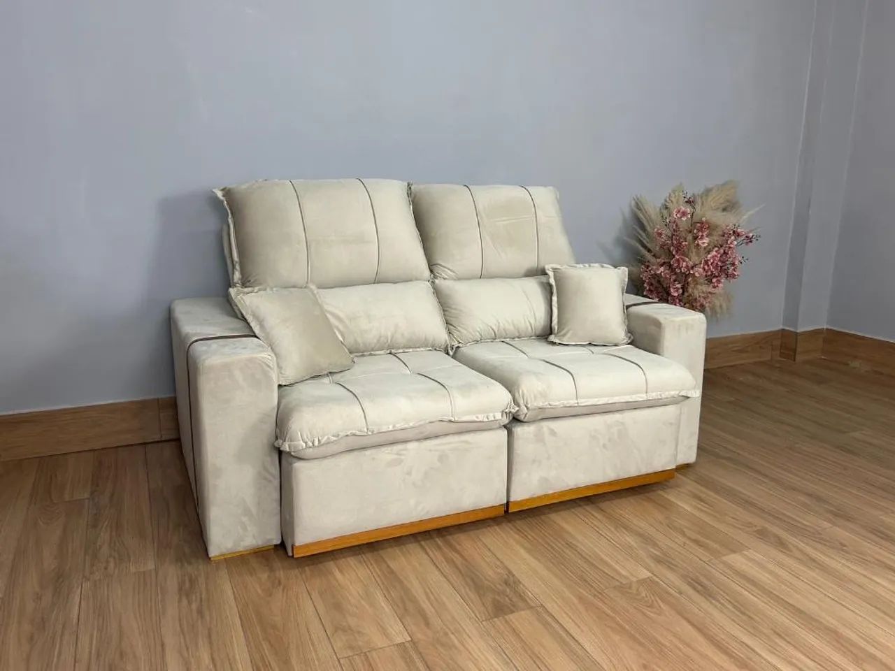 Sofá Retrátil Reclinável Oásis 1.80m - Entrega Rápida - Foto 2