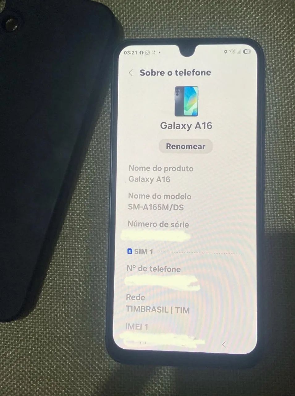 SAMSUNG a16 256 GB perfeito estado