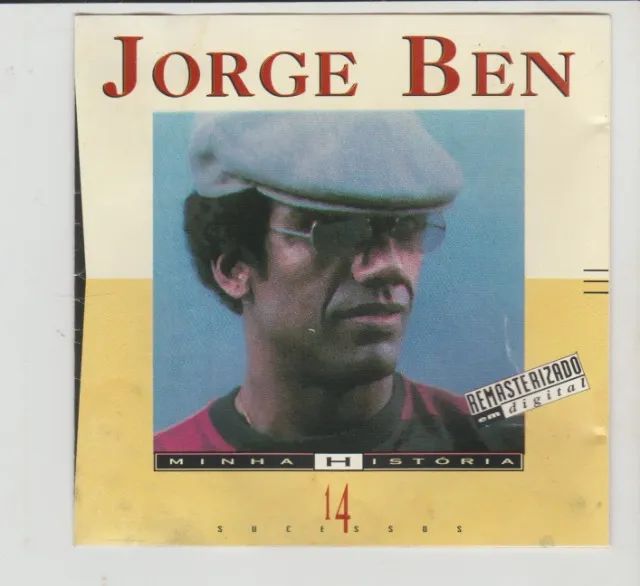 Cd Jorge Ben, Coleção Minha História, 1993/1994,  14 Sucessos Remasterizados, Polygram