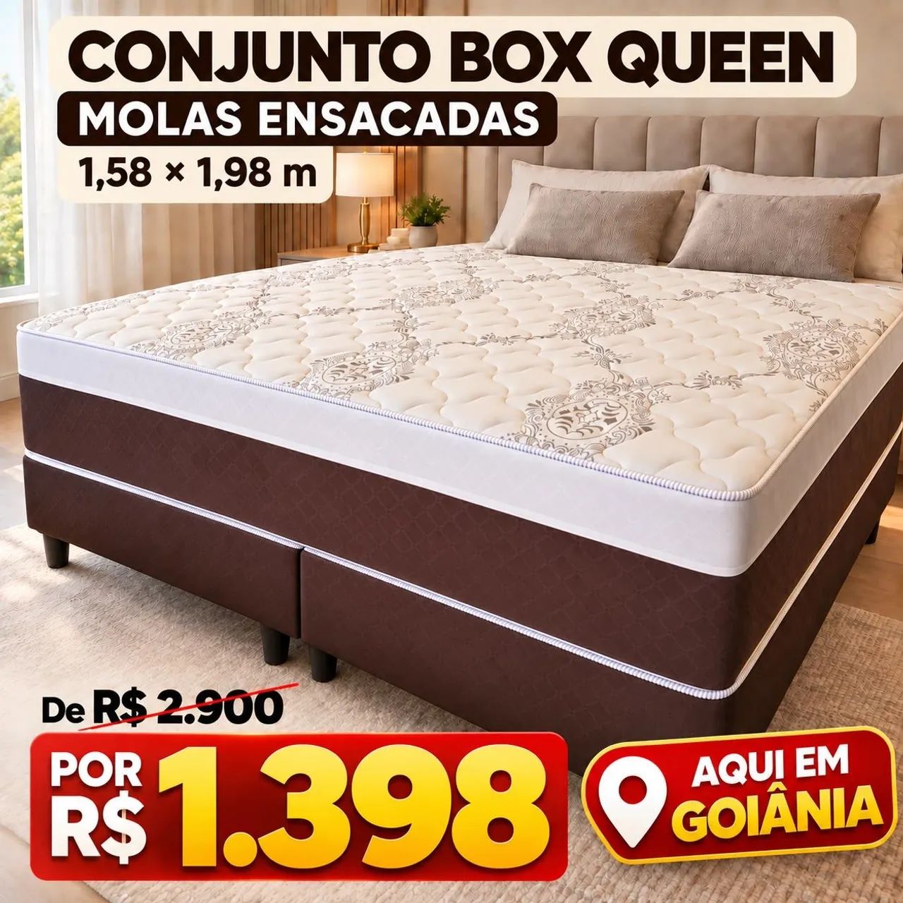 Colchão de casal 