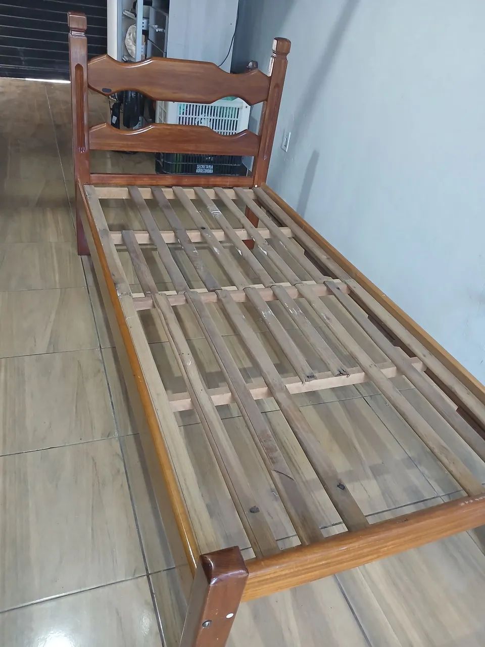Cama de solteiro madeira  - Foto 3