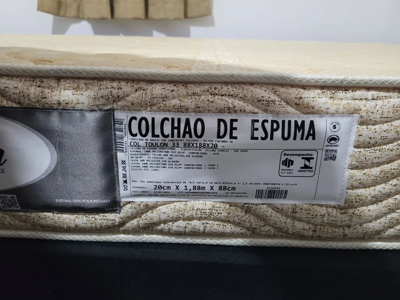 Colchão Solteiro D33 Somente 3 usos - Foto 3